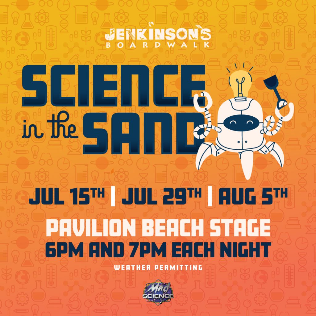 science in the sand ay jenkinson's boardwalk