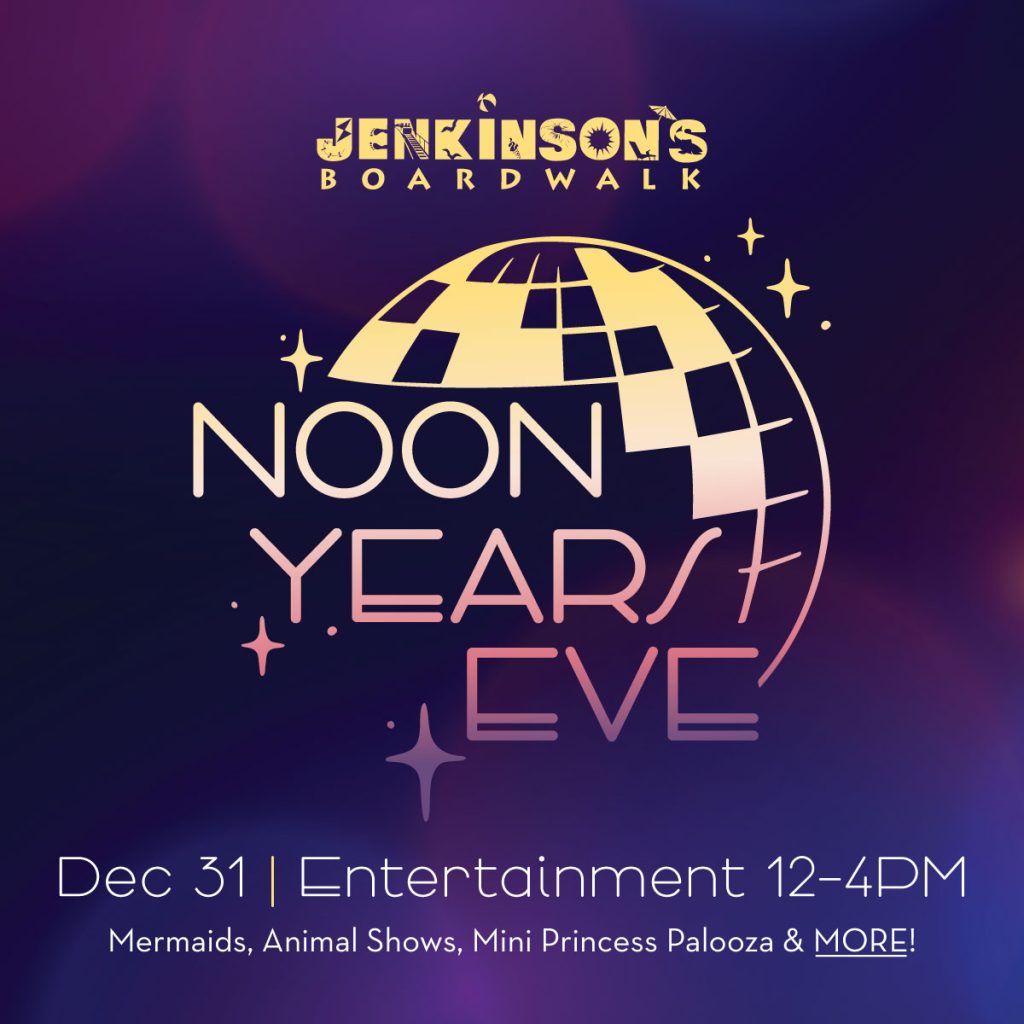 noon years eve at jenkinsons boardwalk december 31st 12-4pm