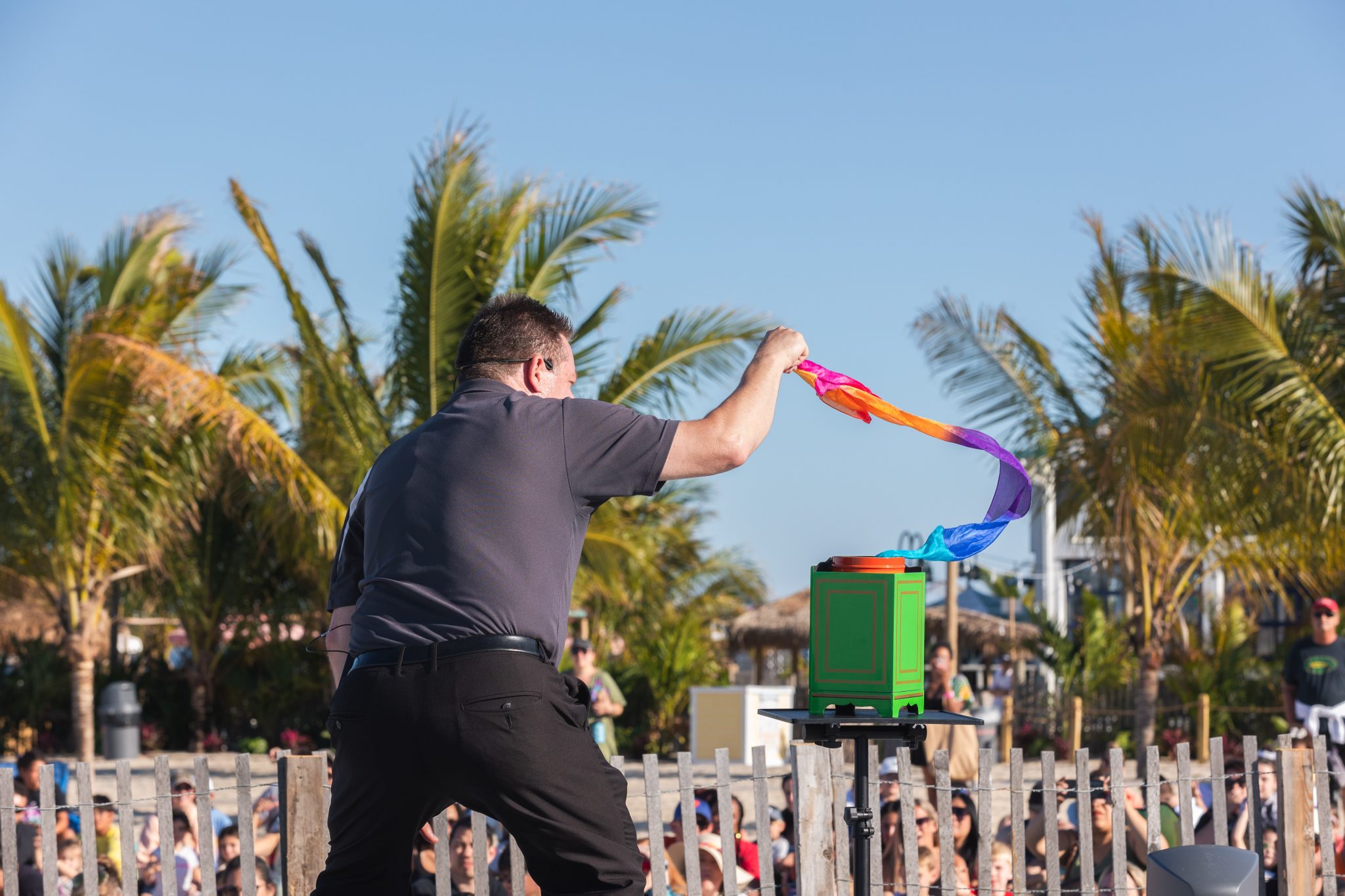 magic on the beach at jenkinsons boardwalk