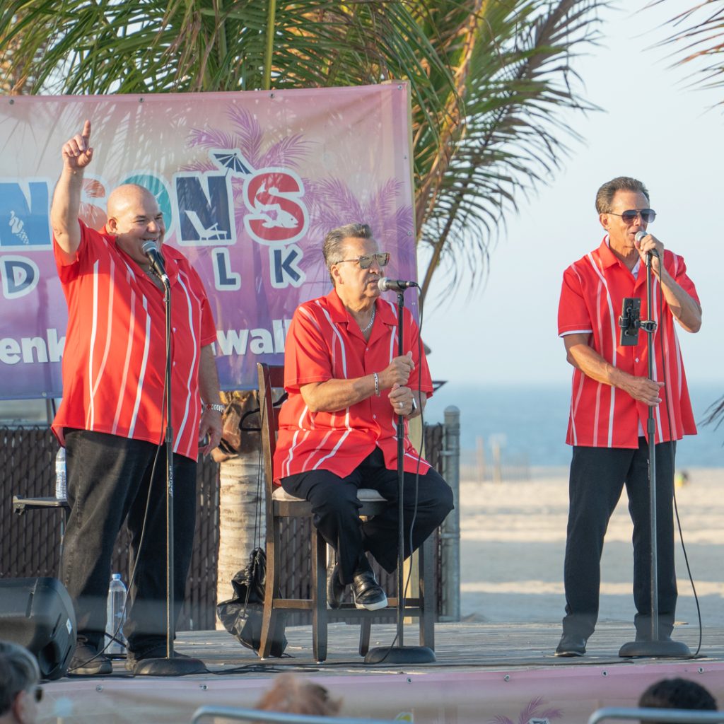 Members of the Jukebox Legends perform at Jenkinson's Boardwalk in Point Pleasant Beach, NJ. The group is scheduled to perform again at Jenkinson's Boardwalk on June 30.