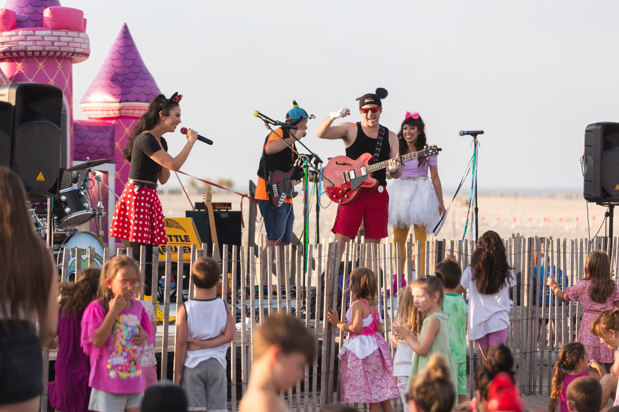 The little mermen & the princess pals on july 9th at jenkinsons boardwalk at south beach stage