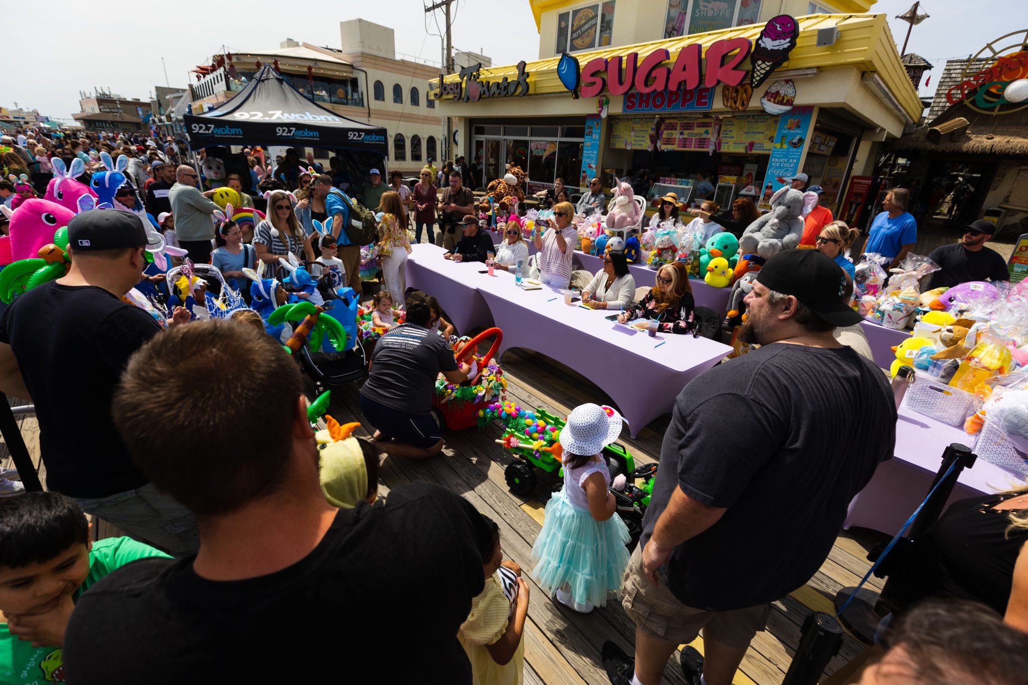 Jenkinson’s Boardwalk Easter Parade featuring a marching band on the boardwalk, scheduled for April 5 at 1pm.