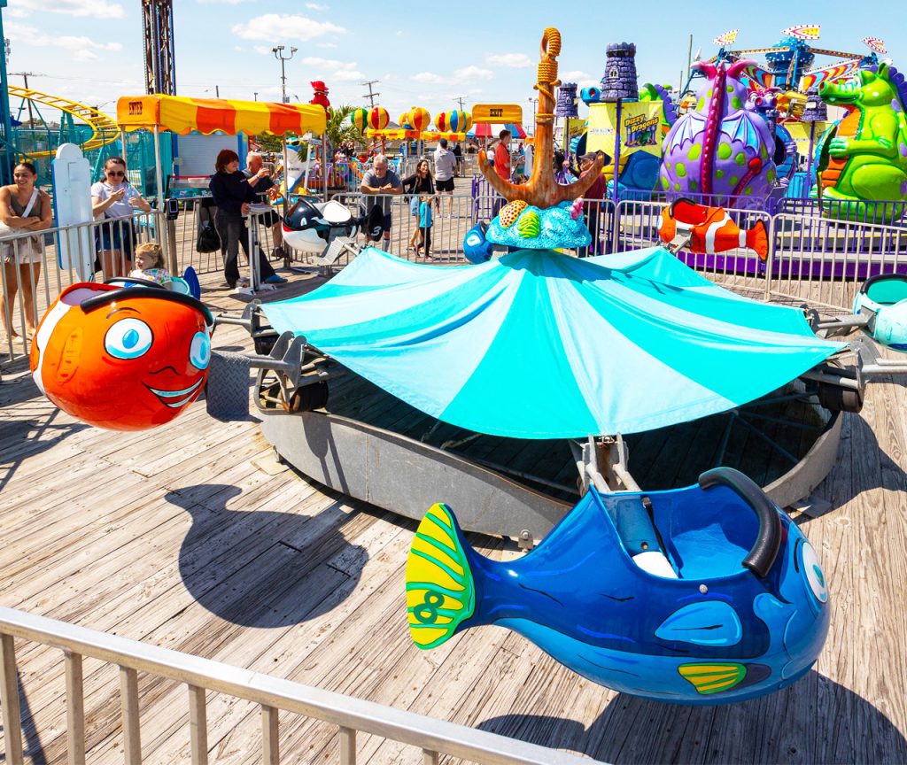 Bulgy Fish ride at Jenkinson’s Boardwalk Amusement Park.