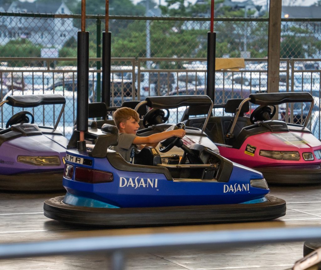 Bumper Cars at Jenkinson’s Boardwalk Amusement Park.