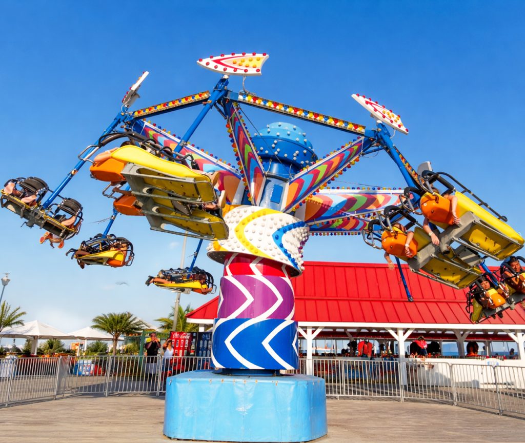 Kite Flyer ride at Jenkinson’s Boardwalk Amusement Park.