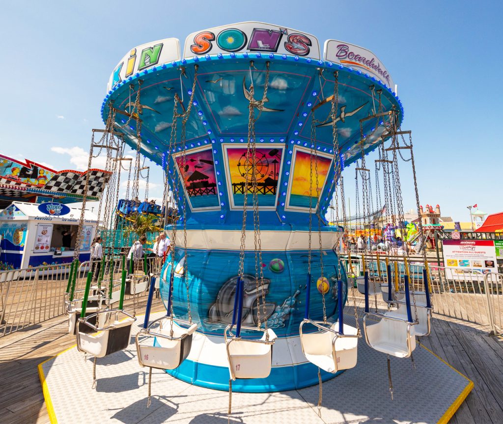 Little Swings ride at Jenkinson’s Boardwalk Amusement Park.