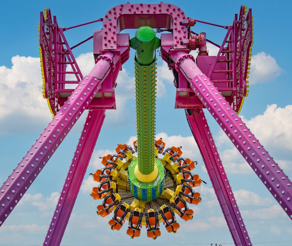 Pendolo thrill ride at Jenkinson’s Boardwalk Amusement Park.