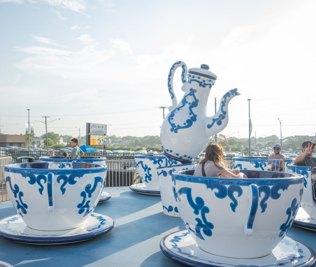 Tea Cups ride at Jenkinson’s Boardwalk Amusement Park.