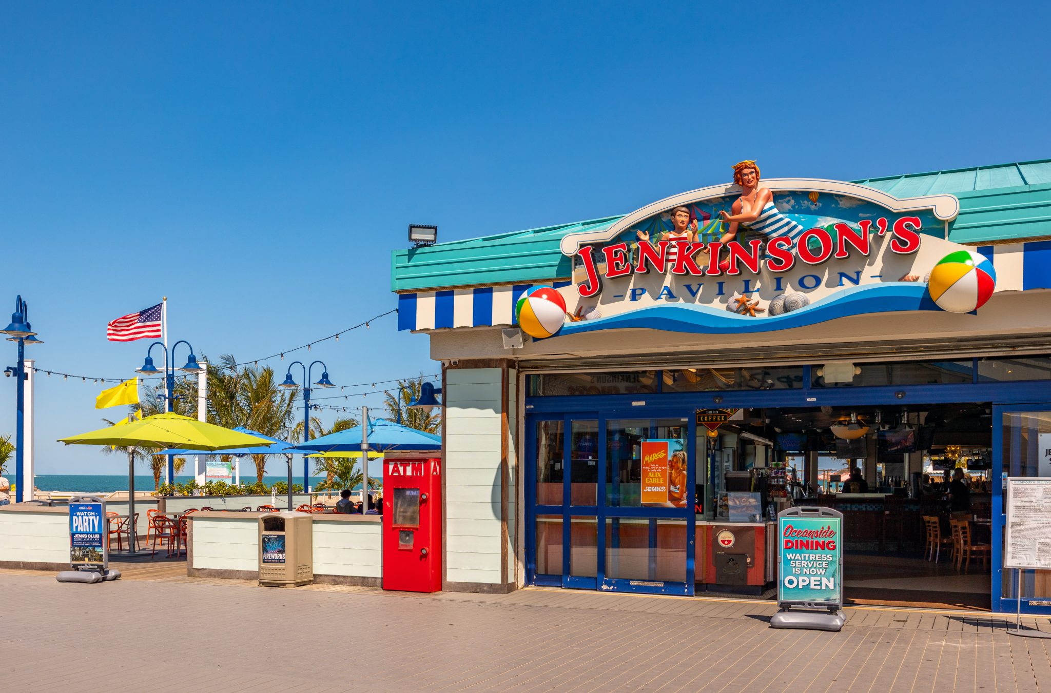jenkinsons pavilion located on the point pleasant beach boardwalk