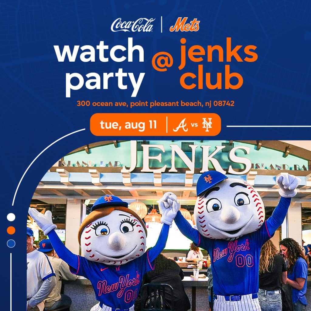 mets watch party at jenks club on august 11 2026