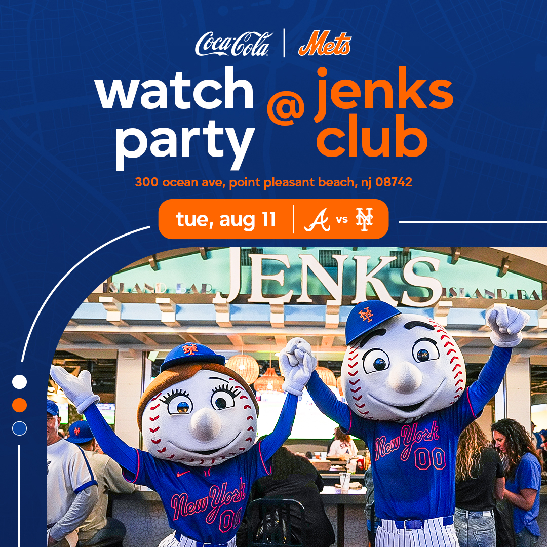 mets watch party at jenks club on august 11 2026
