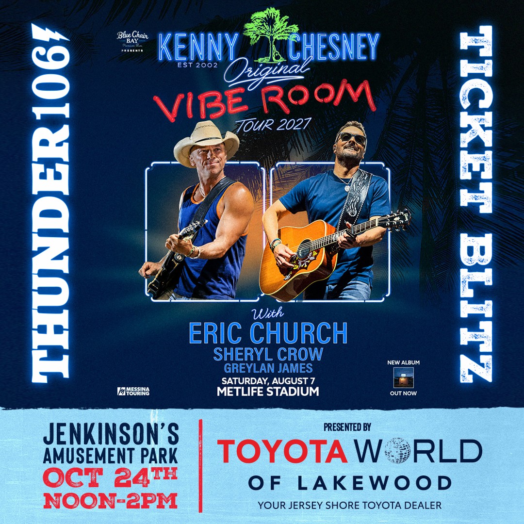 Kenny Chesney Ticket Blitz at Jenkinson&rsquo;s Amusement Park presented by Toyota World of Lakewood - Oct 24